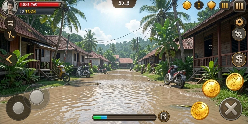 TANGKAPAN LAYAR: Mode permainan yang variatif untuk semua kalangan.